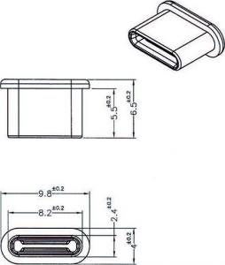 Delock Osłona przeciwkurzowa dla gniazda USB-C 10 sztuk (64014) 3
