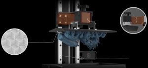 Phrozen Sonic Mighty drukarka 3D z żywicy 10,1"12K mono LCD 218 x 123 x 235 5