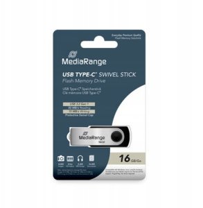MediaRange USB-Stick  USB 3.2 Gen1 USB-C   16GB 1