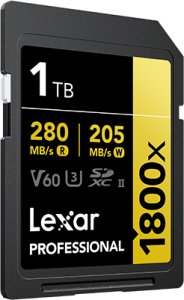 Karta Lexar Professional 1800x SDXC 1 TB Class 10 UHS-II/U3 V60 (LSD1800001T-BNNNG) 2