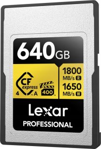 Karta Lexar Professional Gold CFexpress 640 GB  (LCAGOLD640G-RNENG) 2