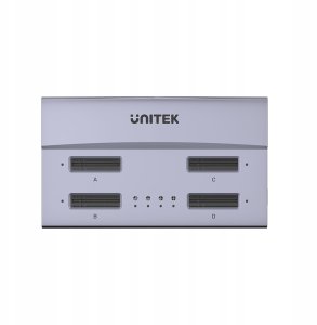 Unitek USB4 4-kieszeniowa stacja dokująca/ klonująca M.2 SSD 9