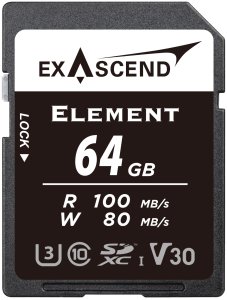 Karta pamięci ExAscend Element UHS-I V30 64GB 1
