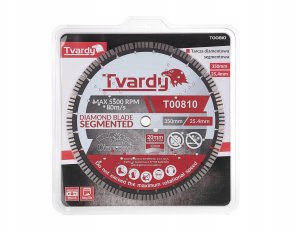 Tarcza diamentowa segmentowa 350x12x25.4/20mm z pierścieniem (10) 4
