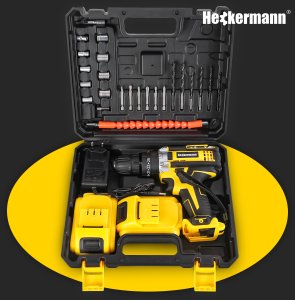 Wiertarko-wkrętarka Heckermann AJW20 21 V 2 x akumulator 2 Ah 6
