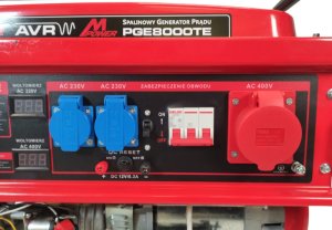 Mastercut Pge8000Te Agregat Prądotwórczy Generator Prądu 6,5Kw 230/400V 18Km Estart 4