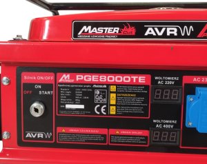 Mastercut Pge8000Te Agregat Prądotwórczy Generator Prądu 6,5Kw 230/400V 18Km Estart 5