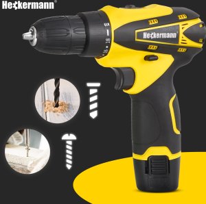 Wiertarko-wkrętarka Heckermann AJW12 12 V 2 x akumulator 1.5 Ah 2