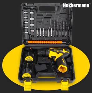 Wiertarko-wkrętarka Heckermann AJW12 12 V 2 x akumulator 1.5 Ah 6