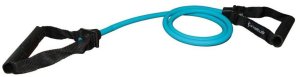 Fitness tube SVELTUS with two handles, light, blue for professionals 2