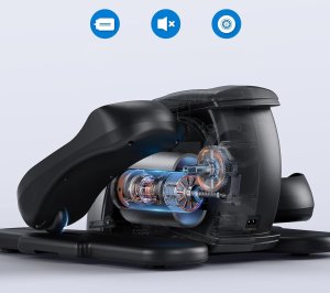 MERACH Mini eliptyczny trenażer elektryczny orbitrek 12 prędkości stepper 5