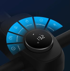 MERACH Rower domowy do 122 kg monitorem spinning bike do treningu kardio 6