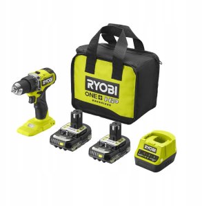 Cordless drill driver RYOBI ONE+ HP RDD18C-220S, 18 V, 2 x 2.0 Ah Li-ion, 54 Nm 1