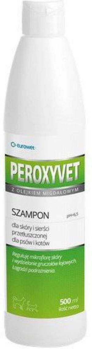 EUROWET Peroxyvet - szampon do przetłuszczonej sierści 500ml 1