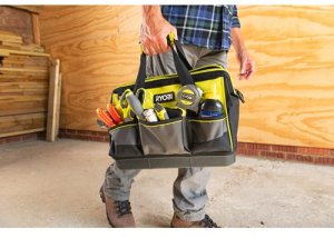 Tool bag RYOBI, 38 x 29 x 21 cm, 6 pockets inside 10