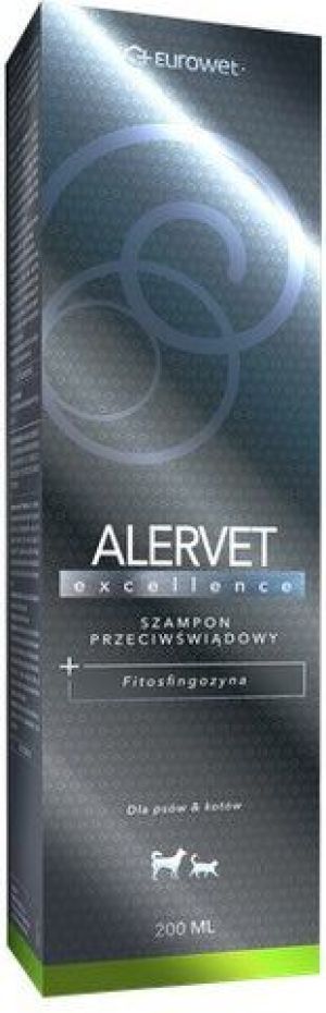 EUROWET Alervet Excellence - szampon przeciwświądowy dla kota i psa 200ml 1