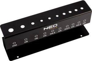 Klucze trzpieniowe z przetyczką. Zestaw 10 szt. w stojaku 2 - 10 mm 2