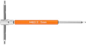 Klucze trzpieniowe z przetyczką. Zestaw 10 szt. w stojaku 2 - 10 mm 4