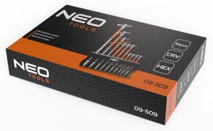 Klucze trzpieniowe z przetyczką. Zestaw 10 szt. w stojaku 2 - 10 mm 10