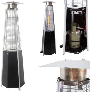 Lampa grzejnik promiennik gazowy tarasowy ogrodowy na gaz LPG 12,5 kW HEXAGON 1
