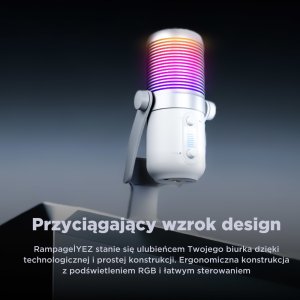Mikrofon Rampage Diyez biały 2