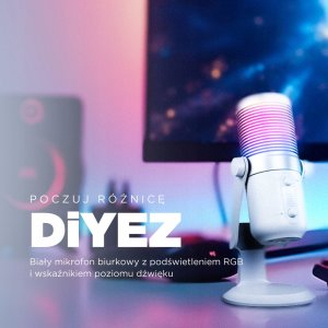 Mikrofon Rampage Diyez biały 10