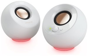 Creative Lautsprecher Pebble SE RGB Stereo, weiß 1
