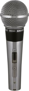 Shure Microphone 565SD-LC 565SDLC XLR silver-black silverblack (565SD-LC) 1