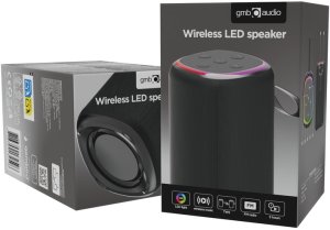 SPEAKER BLUETOOTH/BLACK SPK-BT-LED-08S GEMBIRD 5