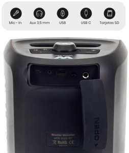 Głośnik Bluetooth Przenośny Woxter SO26-107 Czarny 3