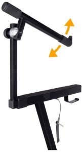 DNA KEY 2 statyw pod klawisze podwójny regulowany solidny 6