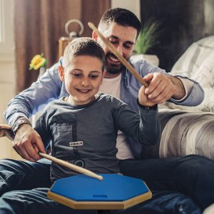 V-TONE PDS1 BL niebieski pad perkusyjny do ćwiczeń statyw pałeczki pokrowiec zestaw 12" 3