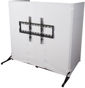 DNA DJ TV SCREEN stół stanowisko DJ uchwyt do telewizora 2 blaty pokrowiec do 70 kg 3