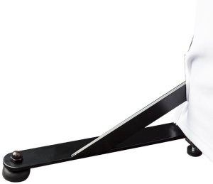 DNA DJ TV SCREEN stół stanowisko DJ uchwyt do telewizora 2 blaty pokrowiec do 70 kg 7