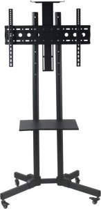 DNA TV STAND statyw podłogowy czarny stalowy uchwyt do telewizora 32-70 do 50 kg 6