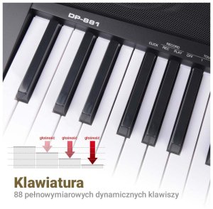 MK WP 881 pianino cyfrowe klawisze do nauki gry 2