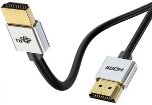 Kabel TB HDMI - HDMI 2m czarny (AKTBXVH20SLIM20) 2