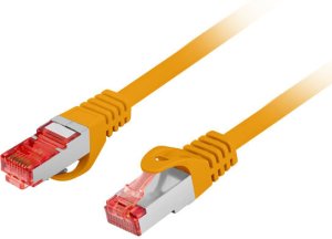 PATCHCORD KAT.6 S/FTP LSZH CU 10M POMARAŃCZOWY FLUKE PASSED LANBERG 1