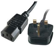 POWER CABLE 1.8 M UK TYPE 5A 1