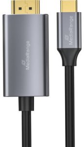 MediaRange USB-C 3.2 Gen. auf HDMI Video-Adapterkabel 1,8m 1