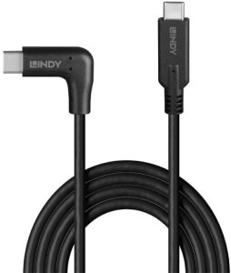 Kabel USB Lindy USB-C - USB-C 0.5 m Czarny (32017) 2