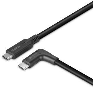 Kabel USB Lindy USB-C - USB-C 0.5 m Czarny (32017) 5