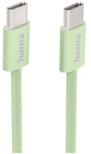 Kabel USB Hama USB-C - USB-C 1 m Zielony (002017260000) 2