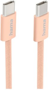 Kabel USB Hama USB-C - USB-C 1 m Pomarańczowy (002017270000) 2