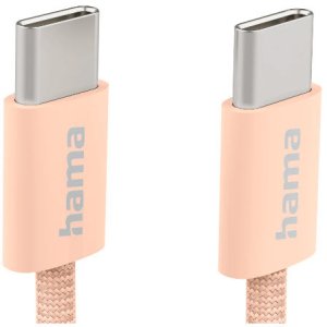 Kabel USB Hama USB-C - USB-C 1 m Pomarańczowy (002017270000) 4