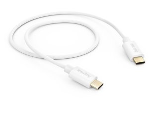 Kabel USB Hama USB-C - USB-C 1 m Biały (002015900000) 2