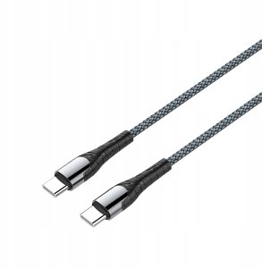 Kabel USB ColorWay USB-C - USB-C 1 m Szary (CW-CBPDCC040-GR) 2