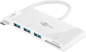 Goobay USB-C Multiport Adapter to 3x USB-A, Cardreader | 40759 1