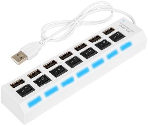 86-074# Rozgałęźnik usb wt.a-7xgn.a hub-06 biały 1