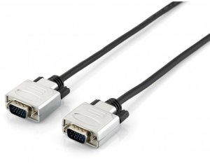KABEL DO MONITORA HD 15M/M HQ15M EKRAN+FERRYT BLACK 1